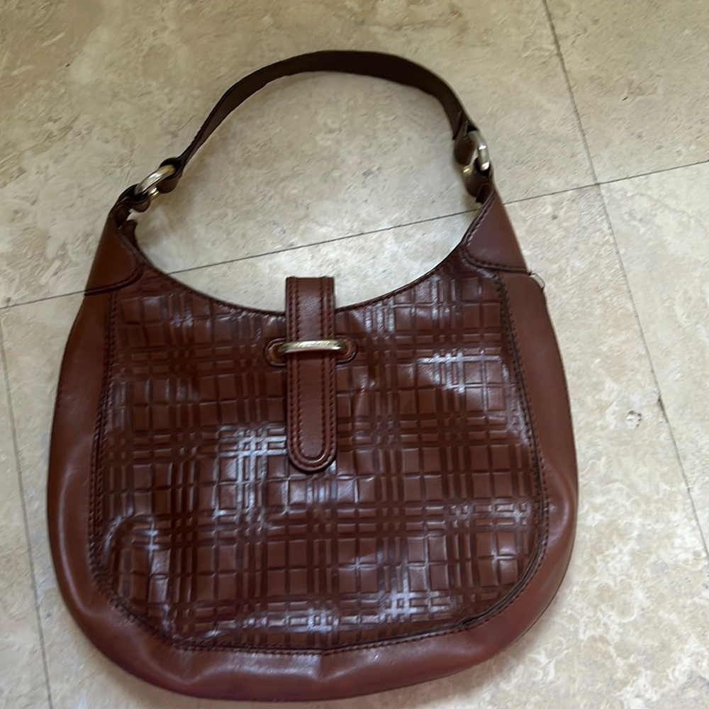 Burberry vintage leather bag
